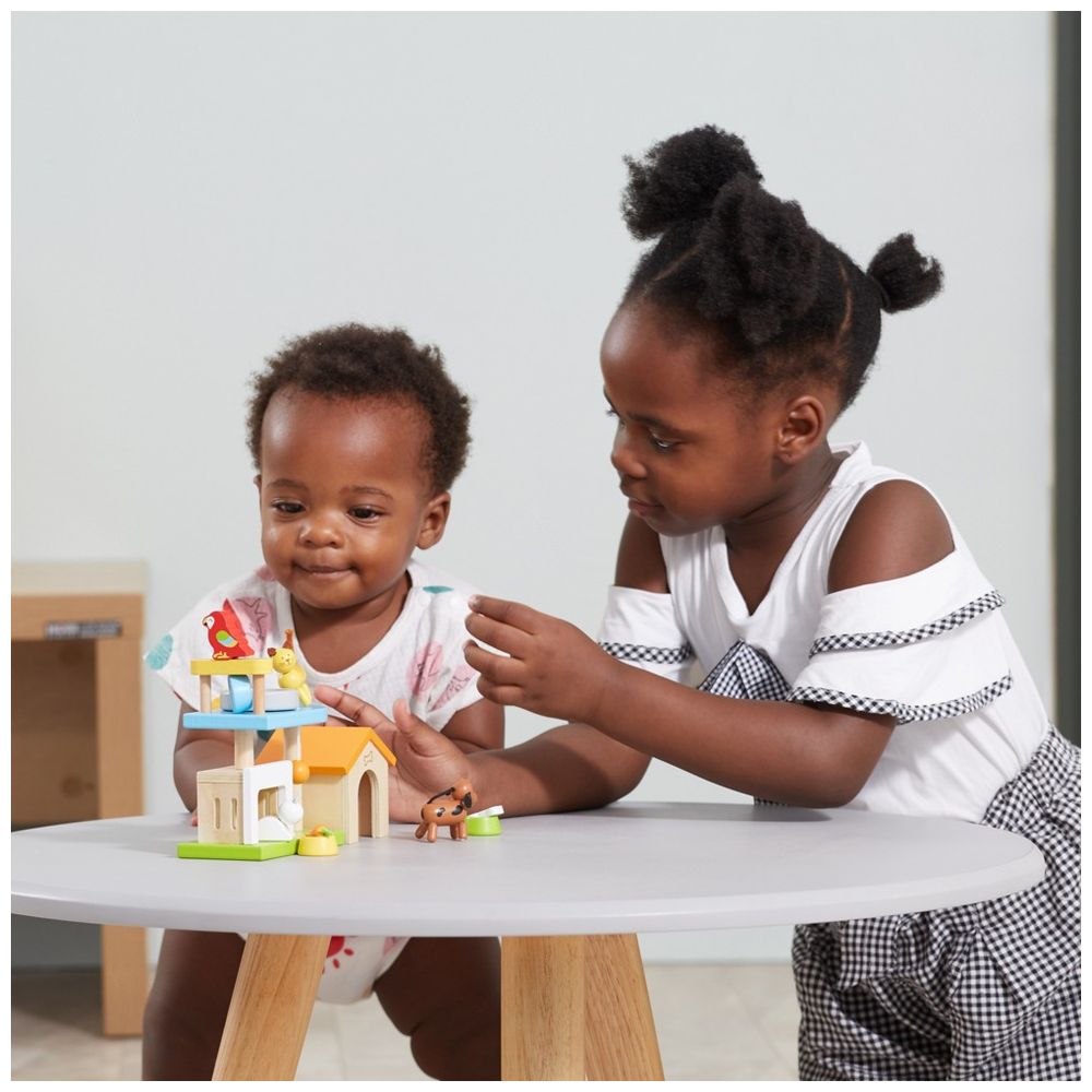 Viga - My Pets Roleplay Set - 4 Figures Feeding Accessories