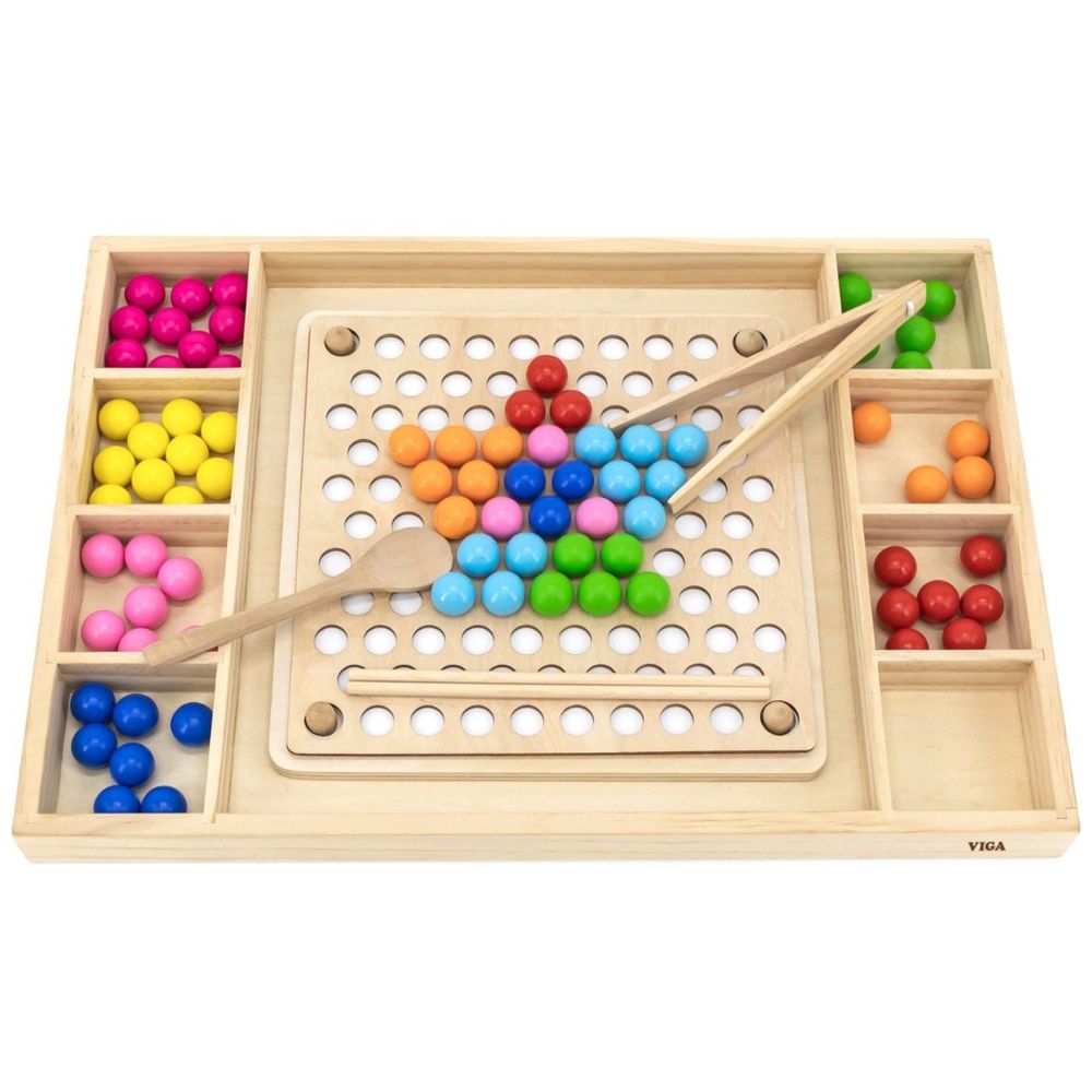 فيجا - خرز خشبي - اصنع صورًا ملونة