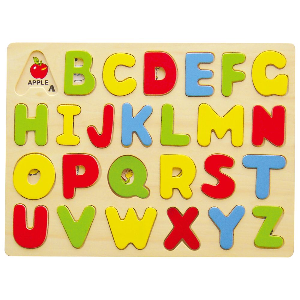 Viga - ABC Alphabets Block Puzzle - 26pcs - Montessori Educational Toy
