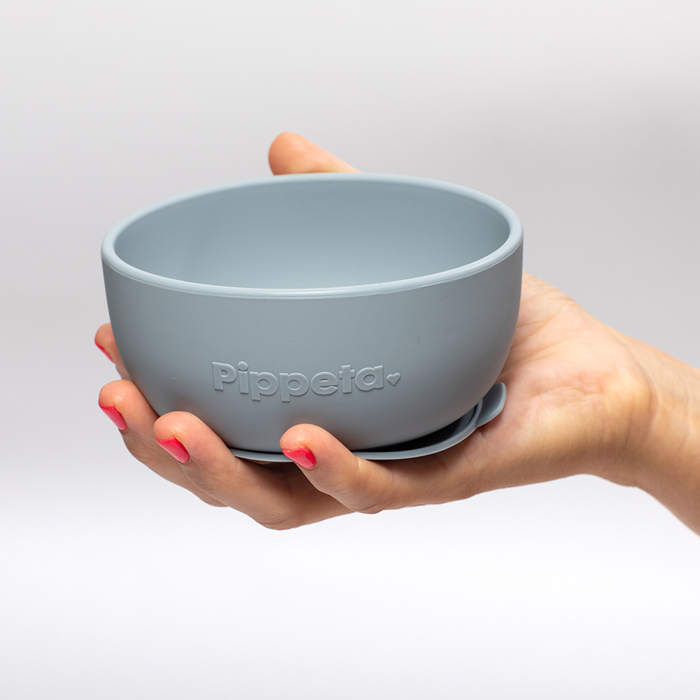 بيبيتا - زبدية سيليكون بقاعدة شفط - أزرق بحري