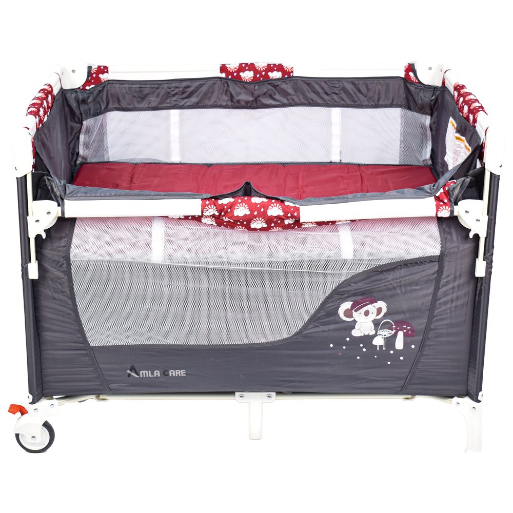 أملا كير - سرير بطابقين - أحمر