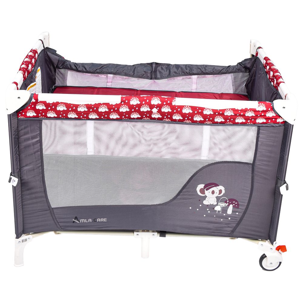 أملا كير - سرير بطابقين - أحمر