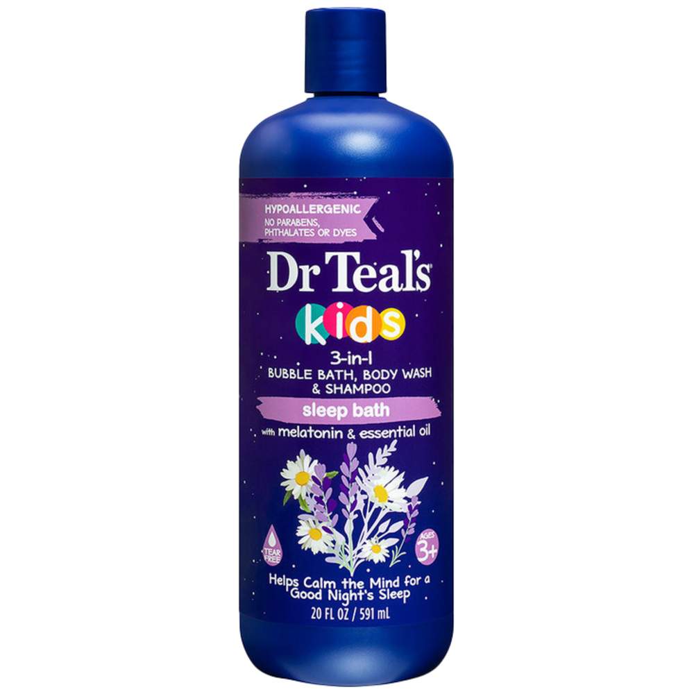 Dr Teal's - Kids Sleep Bubble Bath, Body Wash & Shampoo - 591 ml
