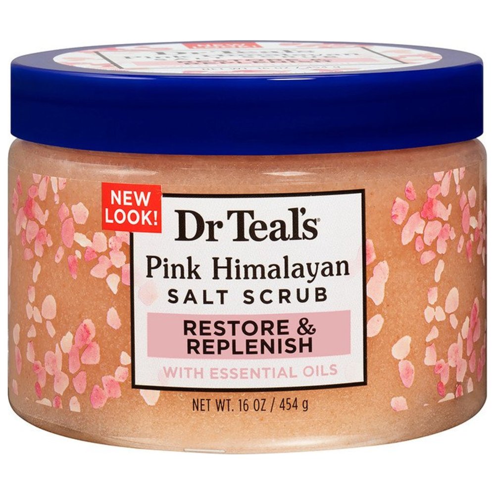 دكتور تيلز - مقشر الجسم بملح إبسوم وملح هيمالايا الوردي - 454 جم