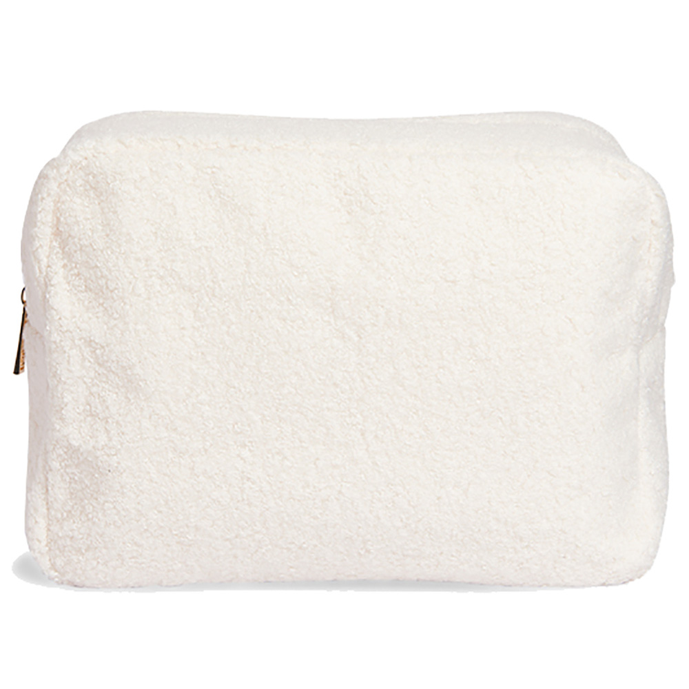 The Happy Tribe - Personalized Large Pouch - Cream Teddy 