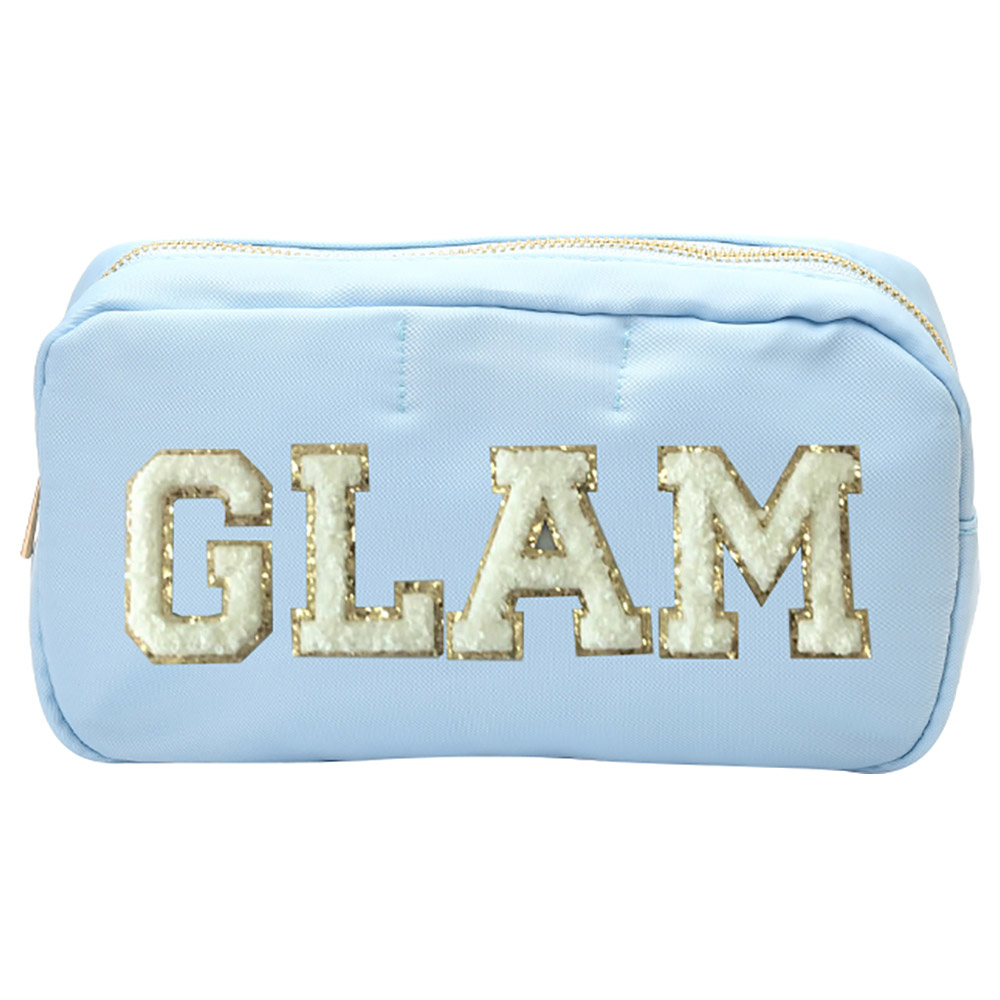 The Happy Tribe - Personalized Small Pouch - Baby Blue 