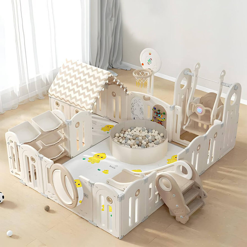 ميجا ستار - سلة (قفص) اللّعب الكبيرة كاسيلدا - بني فاتح