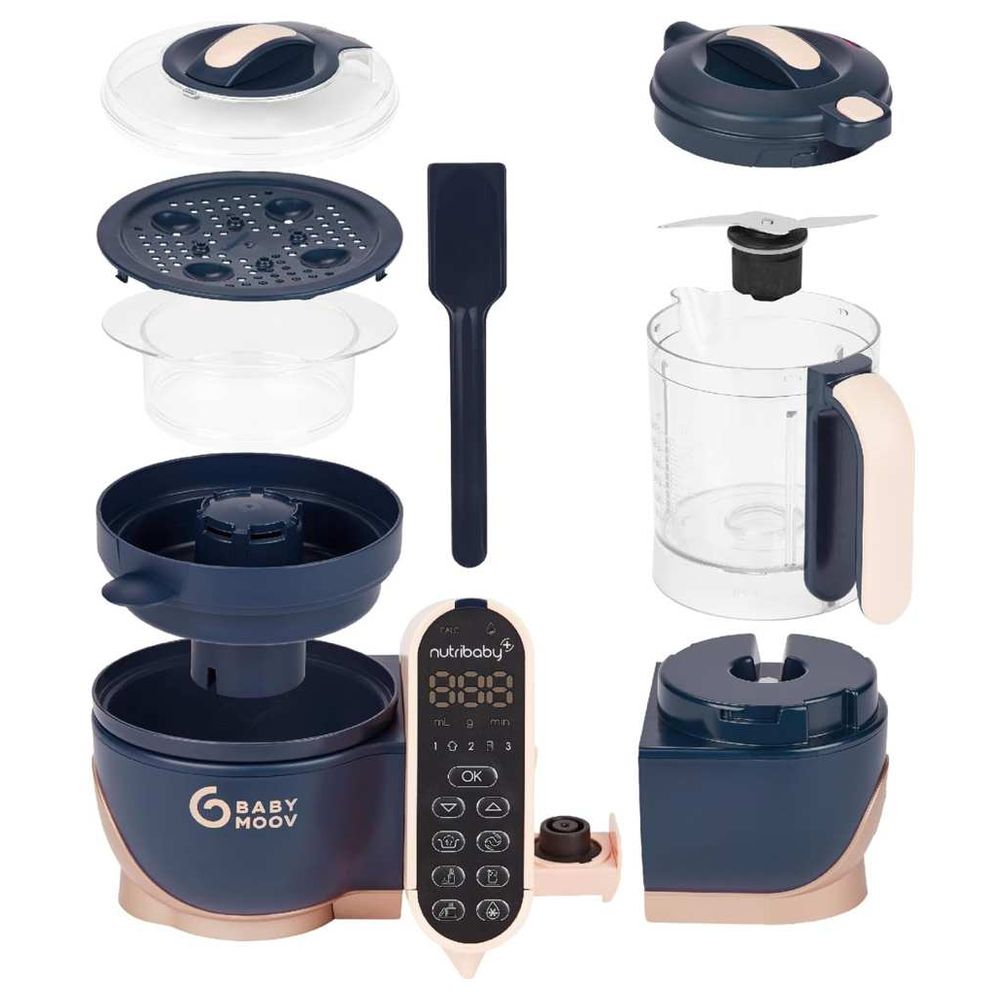 بيبي موف - محضرة طعام الأطفال نيوتري بيبي بلس 6في1 - إكس لارج