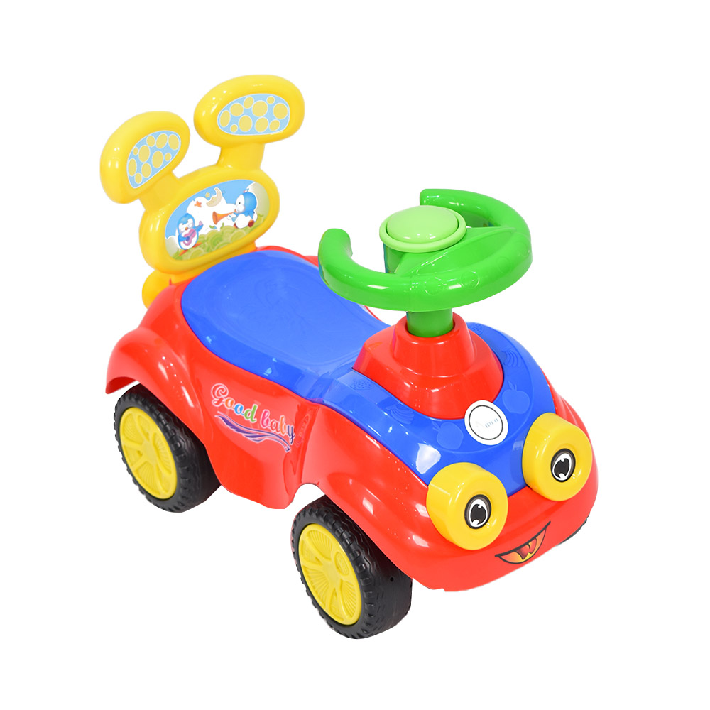 Amla - Cartoon Ride-On Push Car - Red