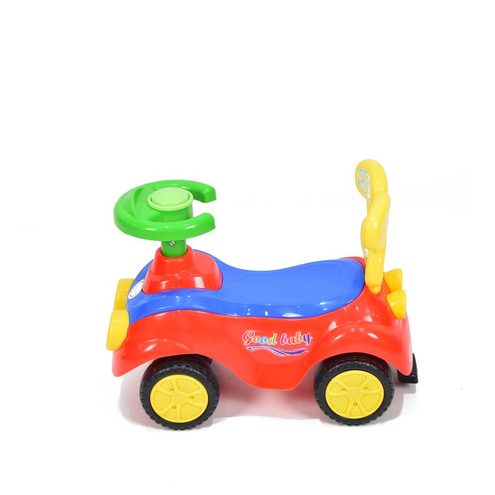 Amla - Cartoon Ride-On Push Car - Red