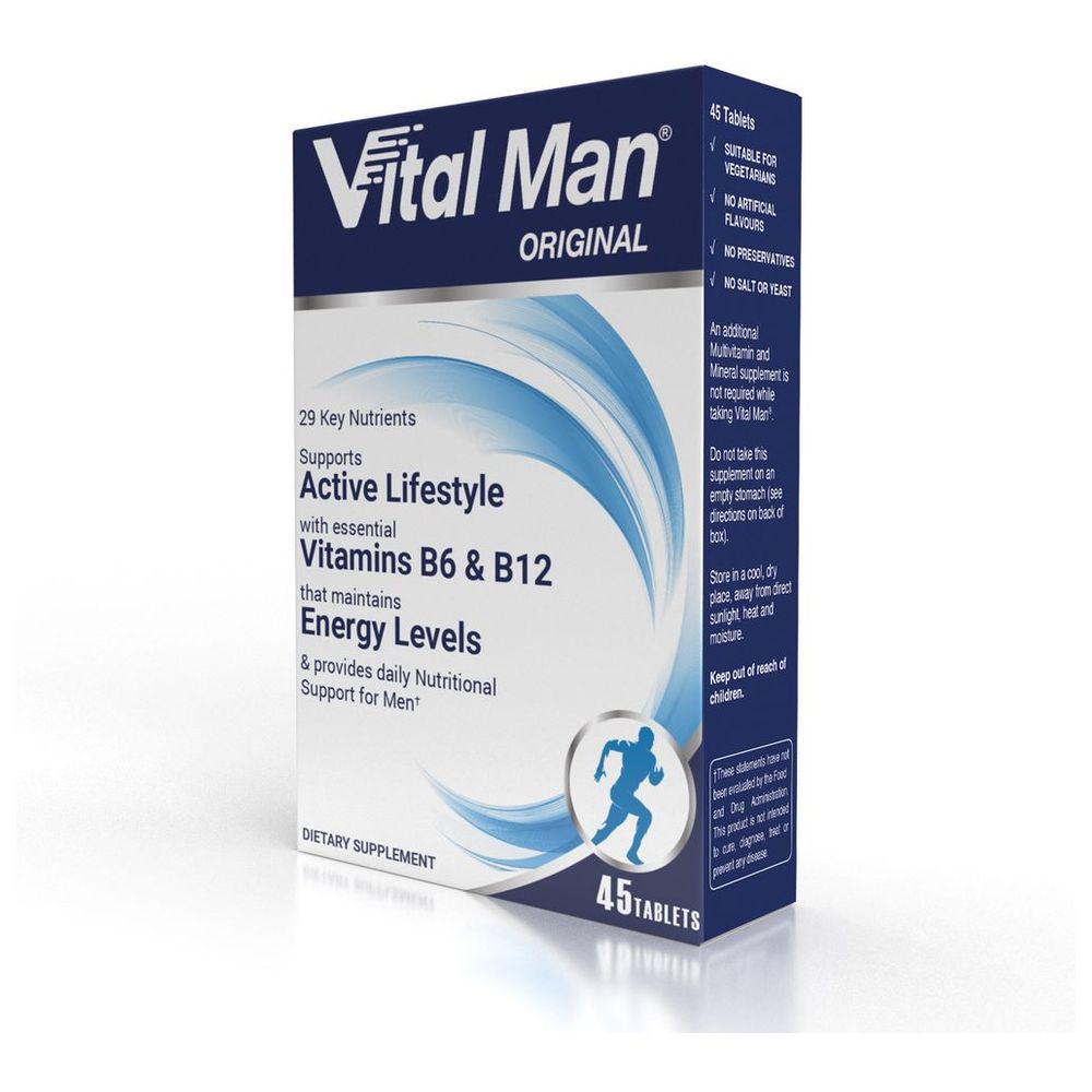 Vital Healthcare - Vital Man Original Dietary Supplement Tablets - 45's