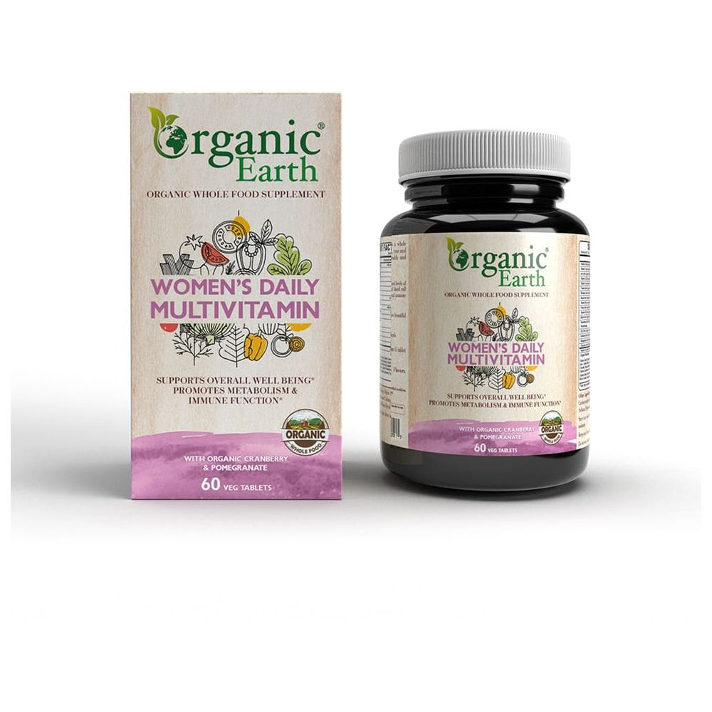 Organic Earth - Women's Daily Multivitamin Capsules - 60pcs