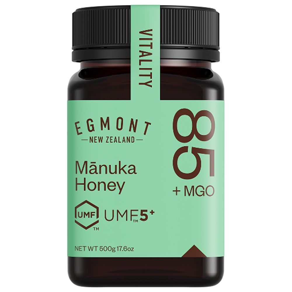 Egmont Honey - Raw Manuka Honey 85+ MGO & 5+ UMF - 500 gm