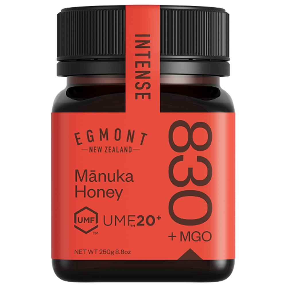 Egmont Honey - Raw Manuka Monofloral Honey - 20+ UMF & 830+ MGO - 250 gm