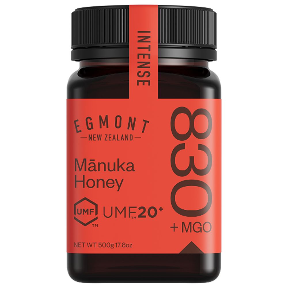 Egmont Honey - Raw Manuka Monofloral Honey - 20+ UMF & 830+ MGO - 500 gm