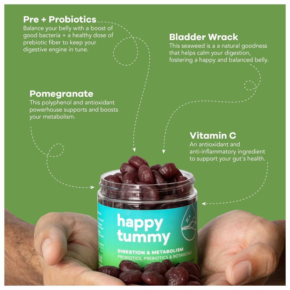 Nutrili - Happy Tummy Sugar Free Gummies Probiotics - 60's