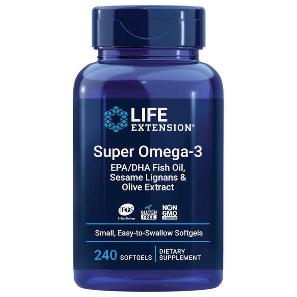 Life Extension - Super Omega-3 EPA-DHA Fish Oil - 240 Softgels