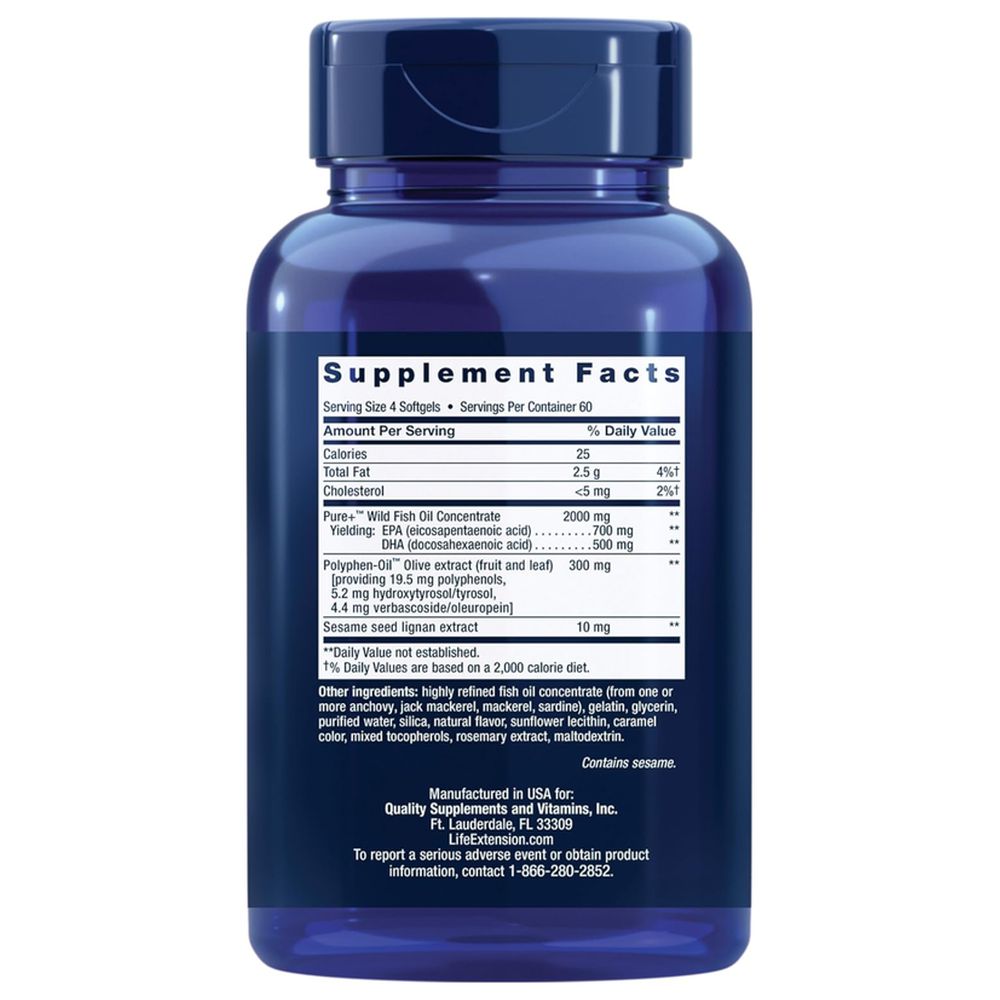 Life Extension - Super Omega-3 EPA-DHA Fish Oil - 240 Softgels
