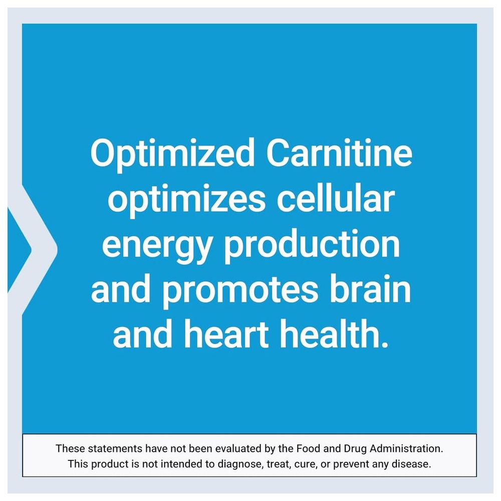 Life Extension - Optimized Carnitine for Energy Support - 60 Veg Caps