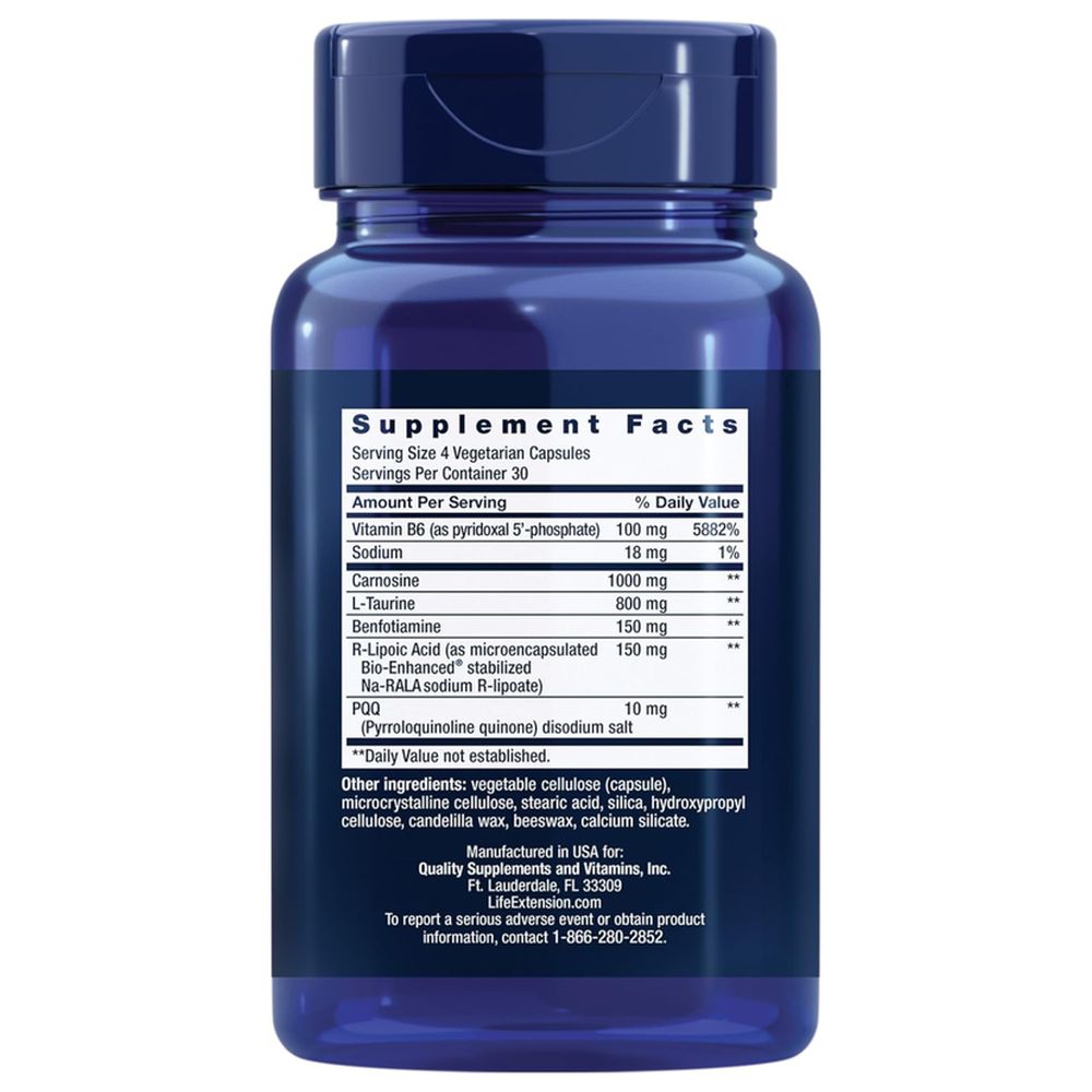 Life Extension - Mitochondrial Energy Optimizer with PQQ - 120 Veg Caps