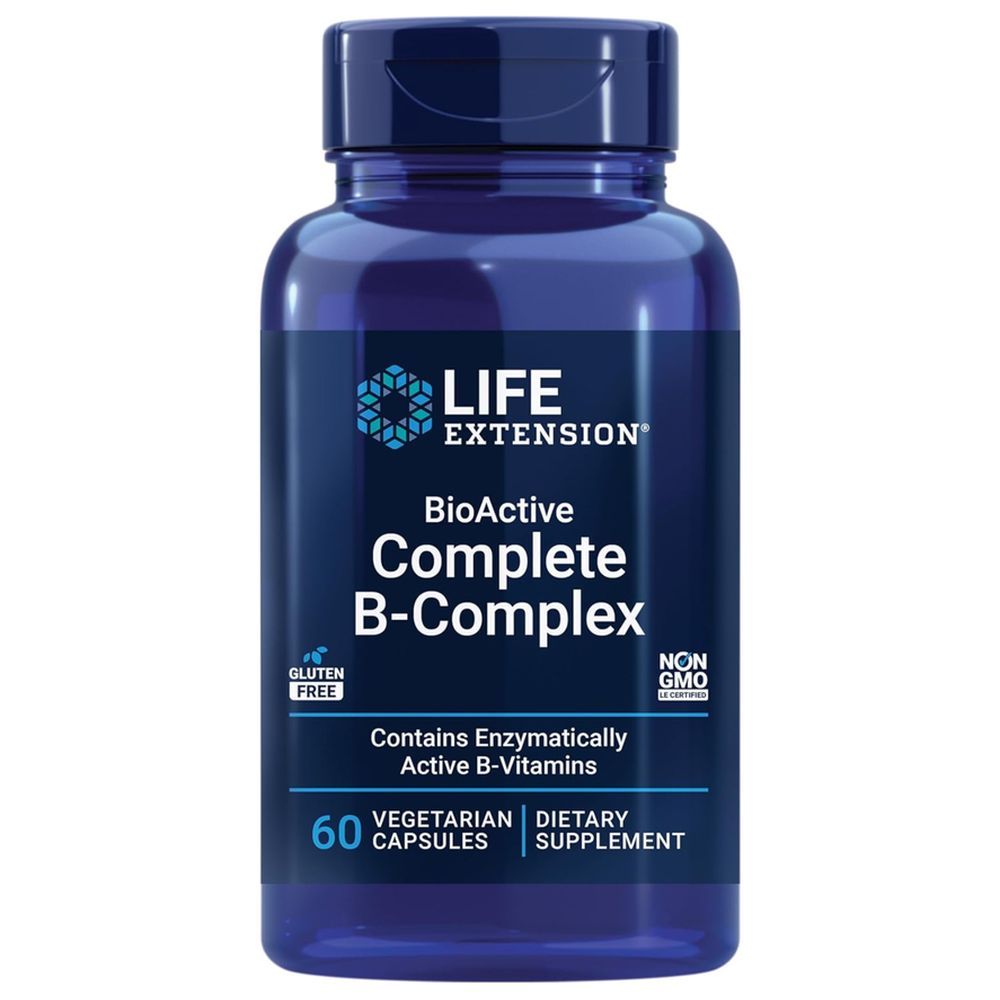 Life Extension - Bioactive Complete B-Complex for Energy - 60 Veg Caps