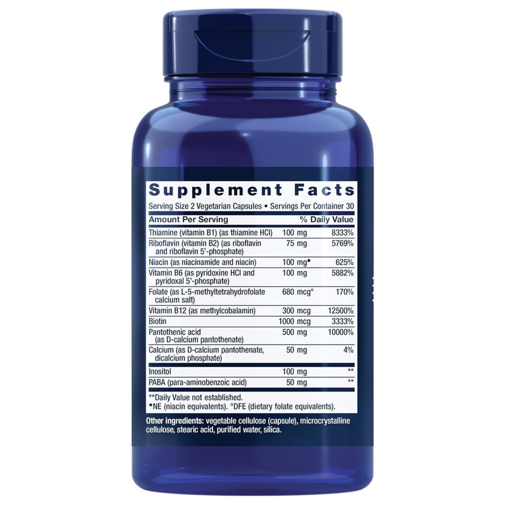 Life Extension - Bioactive Complete B-Complex for Energy - 60 Veg Caps