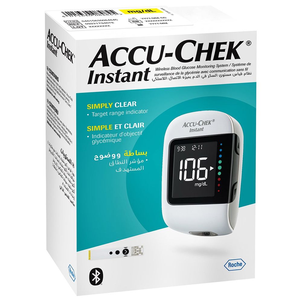 ACCU-CHEK - Instant Blood Glucose Monitor - White
