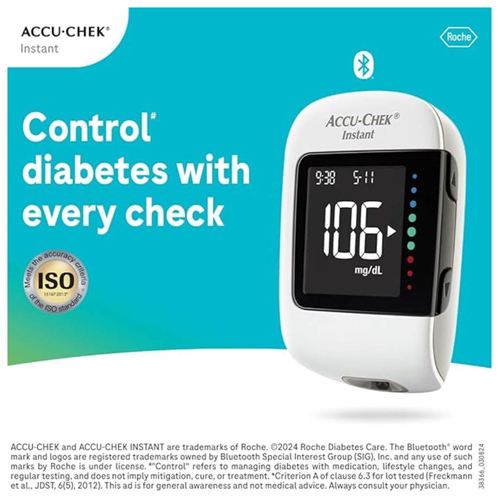 ACCU-CHEK - Instant Blood Glucose Monitor - White