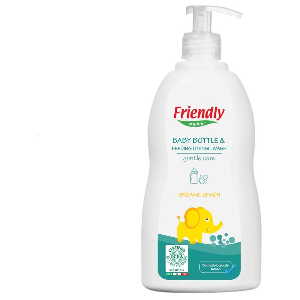 Friendly Organic - Baby Bottle And Feeding Utensil Wash - Fragrance Free - 500ml