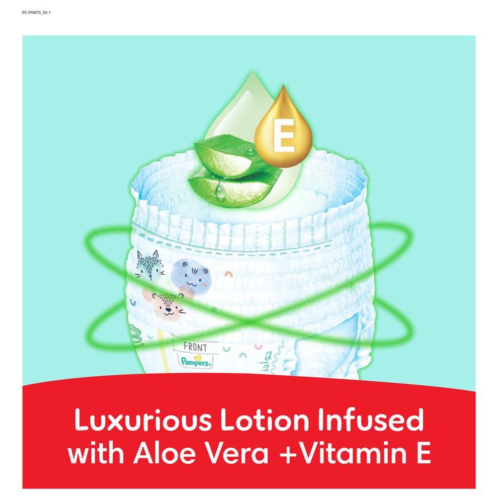 Pampers - Ultimate Comfort Diapers Pants With Aloe Vera And Vitamin E - Size 5 - 12-18kg - 76 Pcs