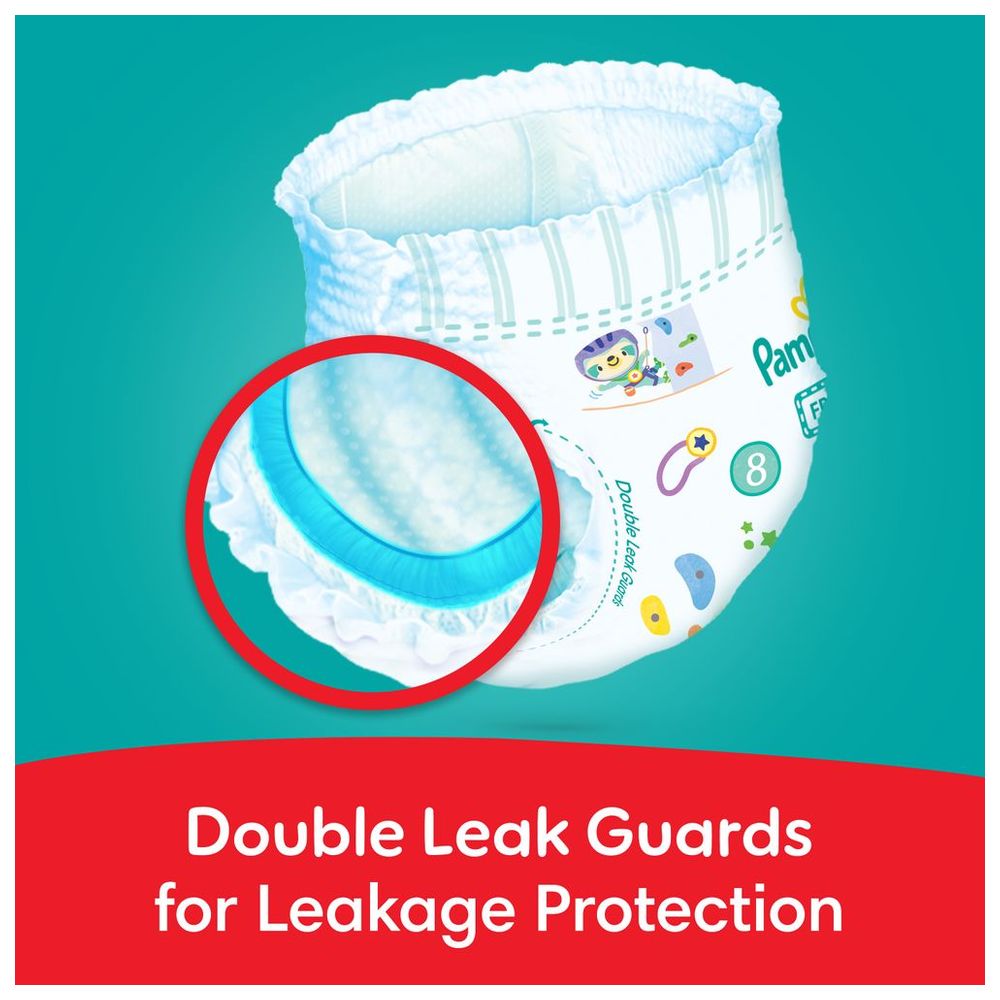 بامبرز - حفاضات داخلية واقية من الطفح الجلدي - مقاس 8 - وزن 19+ كجم - 26 حفاضة
