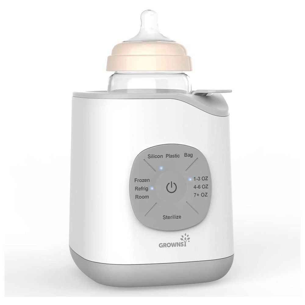 Grownsy - 10-in-1 Bottle Warmer for Breast Milk & Formula - Smart Temp Control