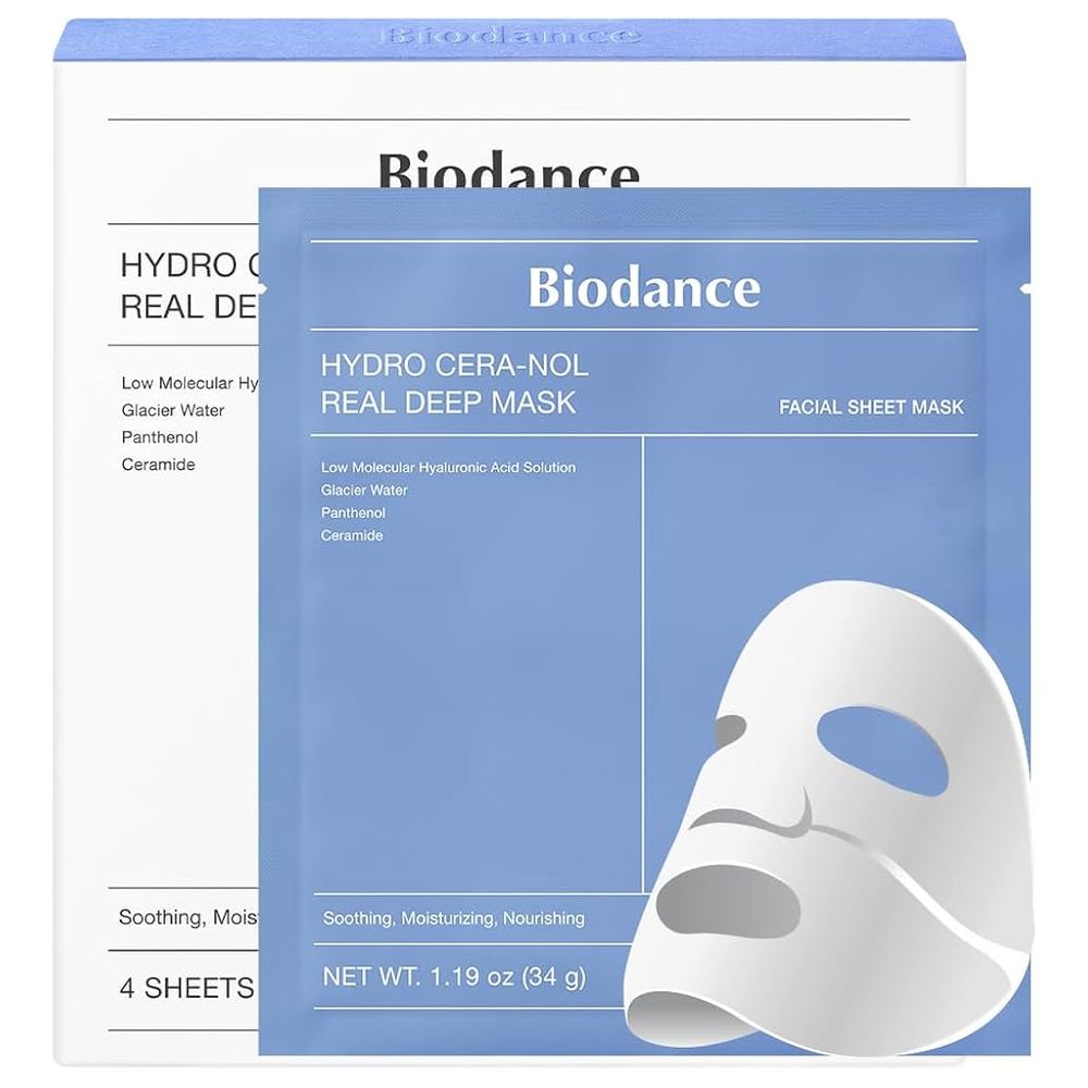 Biodance - Hydro Cera-nol Real Deep Face Mask - 4 Pcs - 34 gm