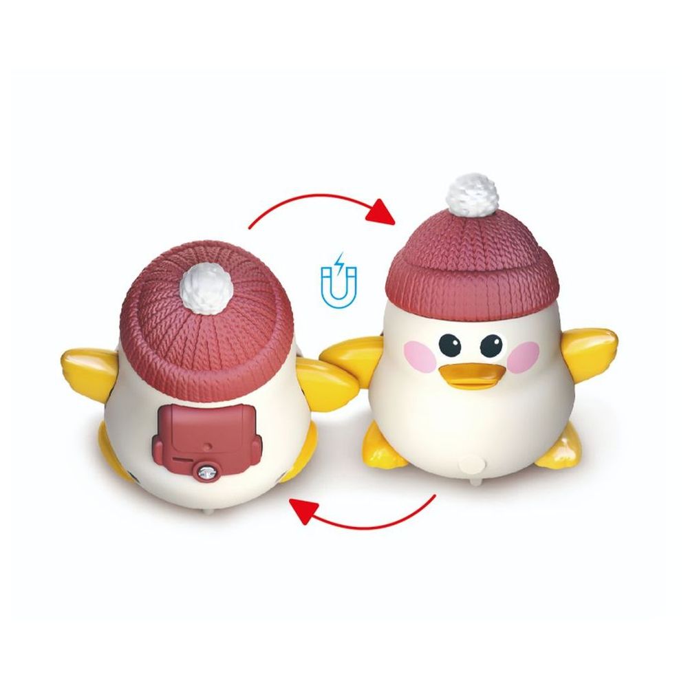 Hola Waddling Duck Family Interactive Tummy Time Toy