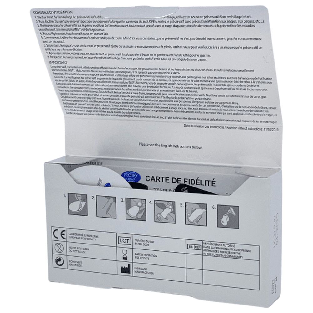 بروتكس - واقيات ذكرية أصلية 0.02 - 6 قطع