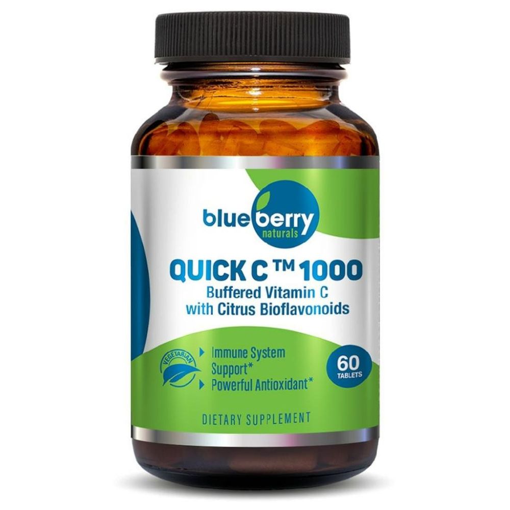 Blueberry Naturals - Buffered Quick C 1000mg Tablets 60's