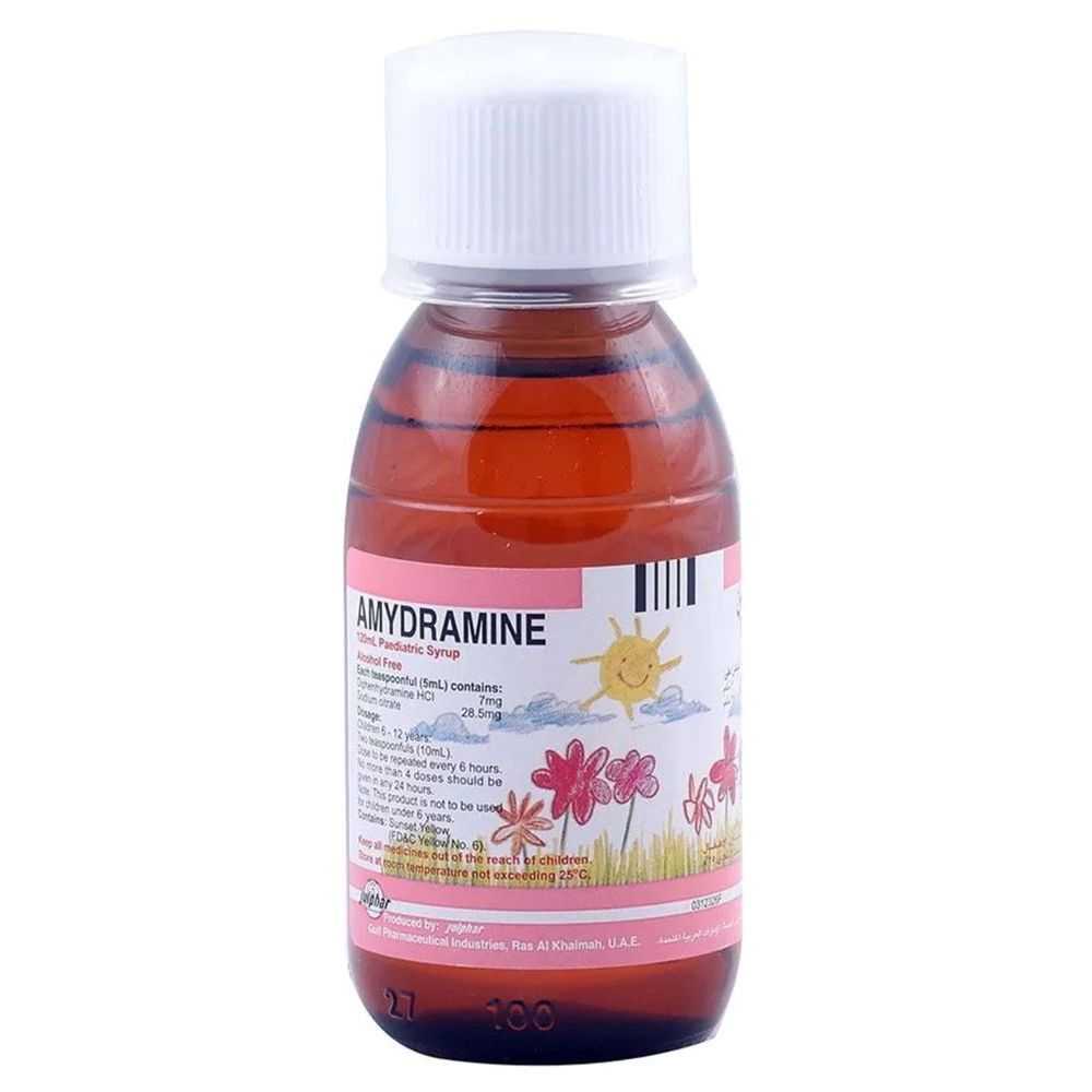 Amydramine Pediatric Syrup - 120ml