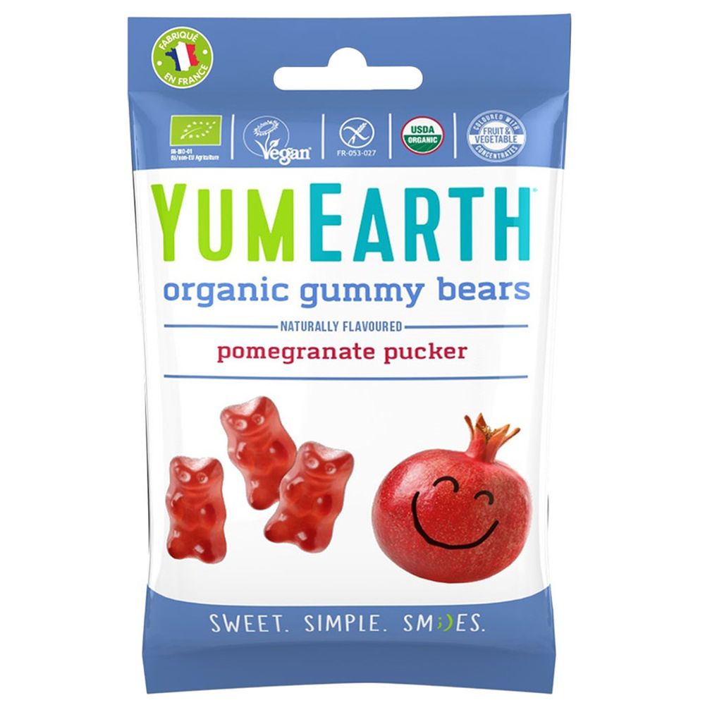 يوم إيرث - حلوى الدببة العضوية ٥٠ غرام، عبوة من قطعتين