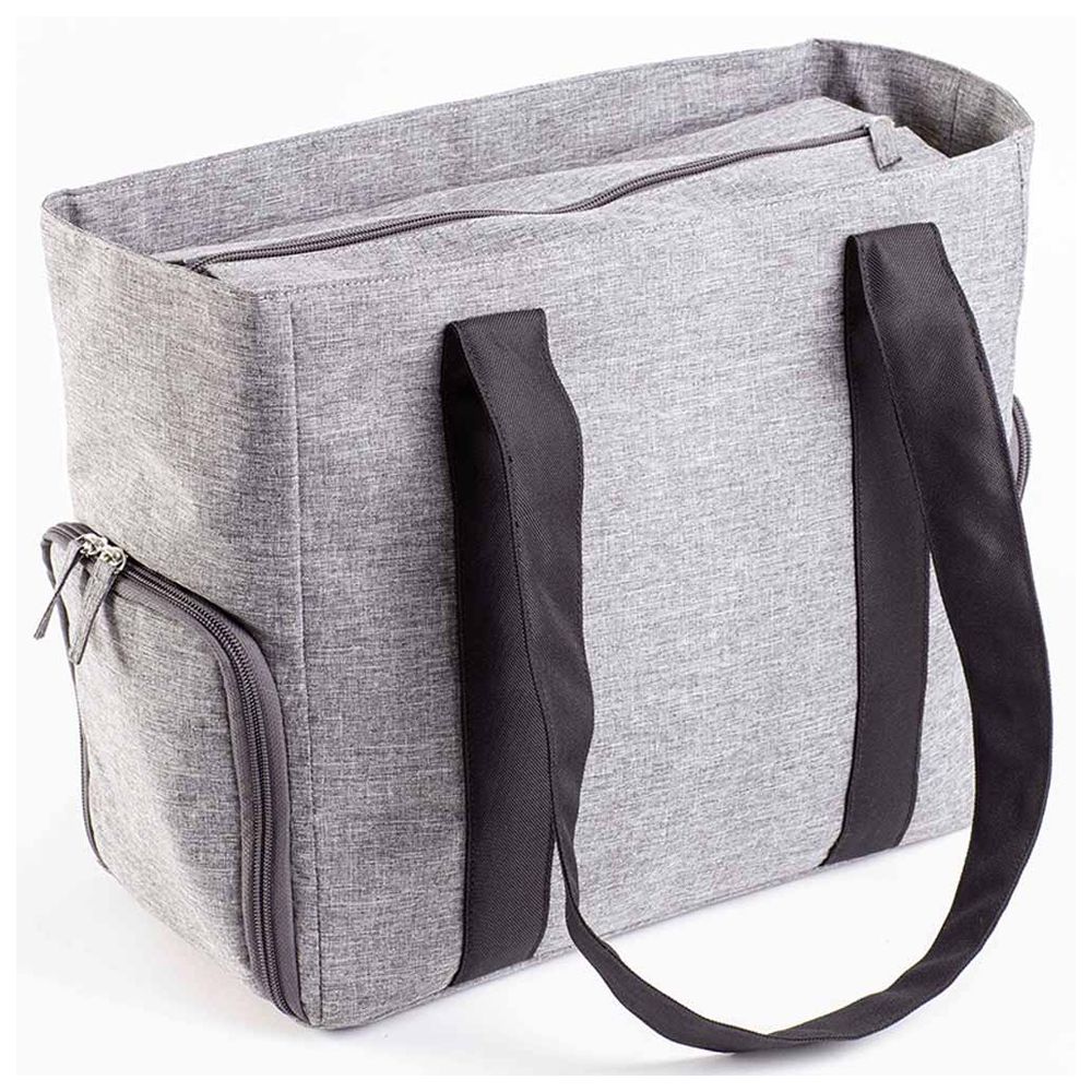 Dr. Brown's - Breast Pump Carryall Tote Bag For Web - Heather Grey