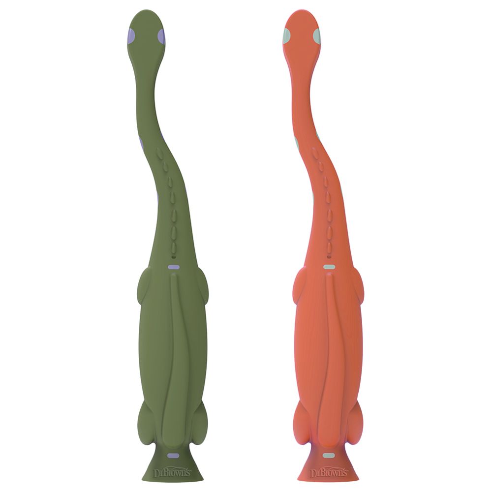Dr. Brown's - Toddler Toothbrush - Dinosaur - Pack of 2