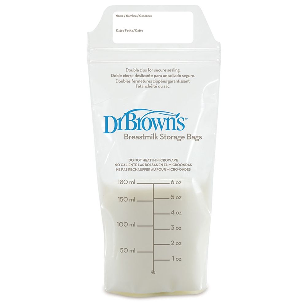 Dr. Brown's - Breastmilk Storage Bags - 180 ml