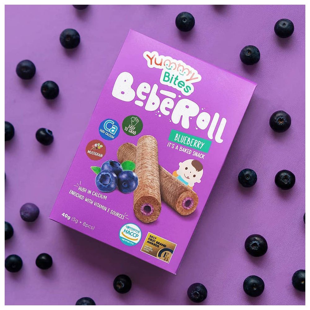 يامي بايتس - بيبرول بنكهة التوت الأزرق - 40 غرام