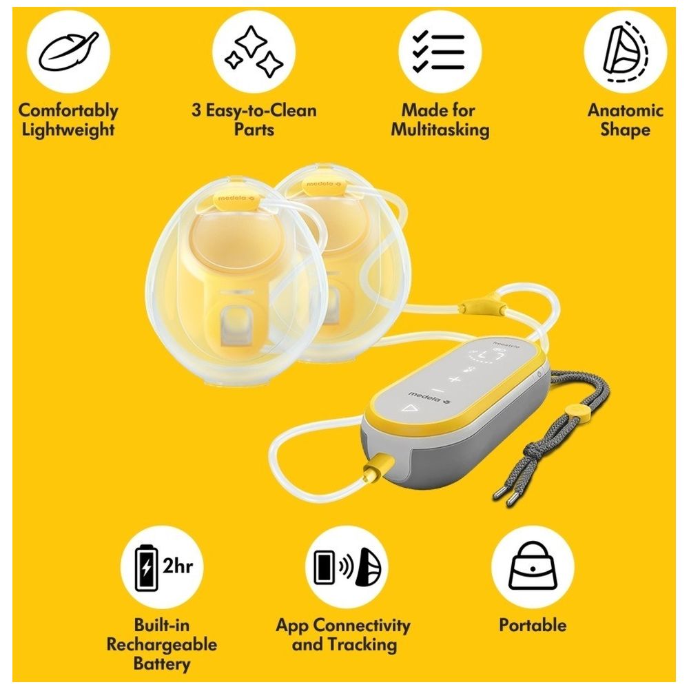 Medela - Freestyle Handsfree Wearable Breast Pump with App Connectivity