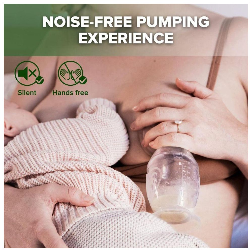 Haakaa - Silicone Breast Pump With Suction Base And Silicone Cap - 100 ml