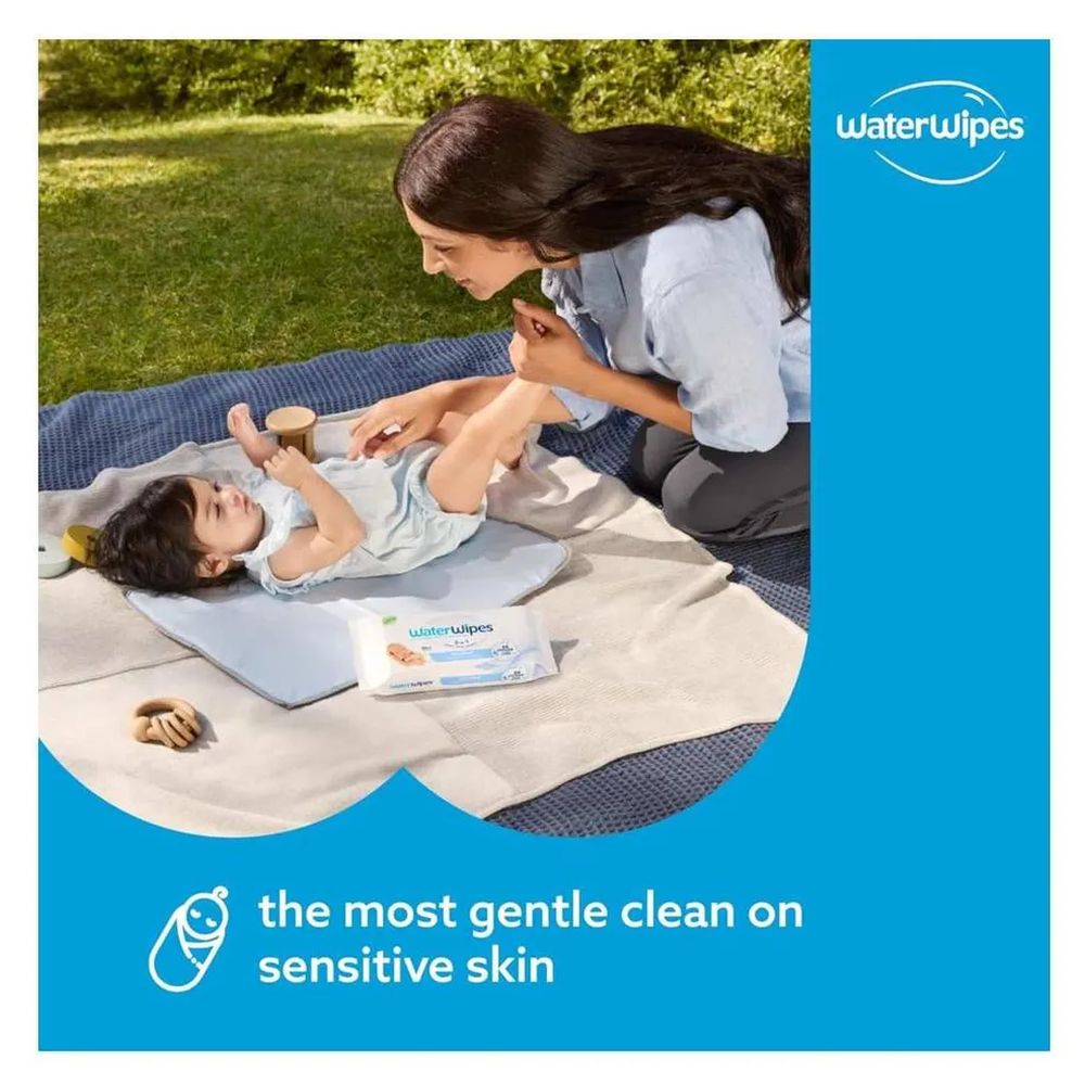 WaterWipes Original Plastic Free Unscented Wet Wipes - 540pcs