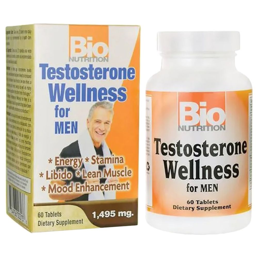 Bio Nutrition - Testosterone Wellness For Men 60 Tablets