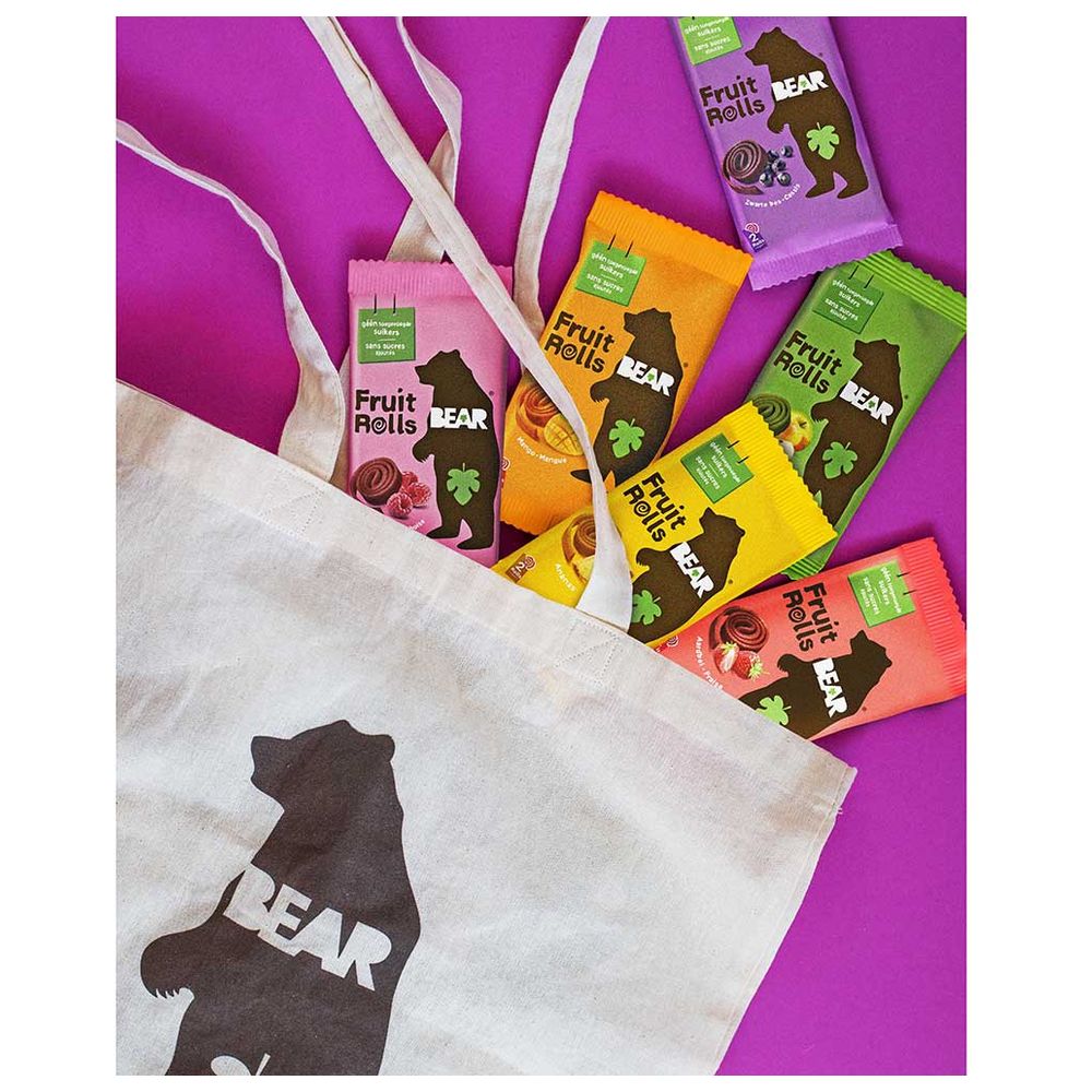 Bear - 'Fruit Rolls' Raspberry - Healthy On The Go Snack