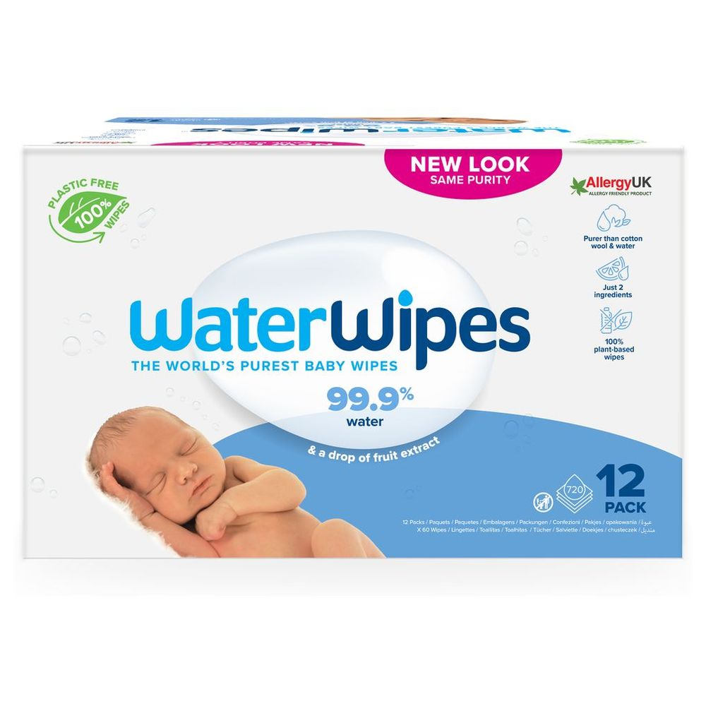 Waterwipes - Original Wet Wipes - Pack of 720