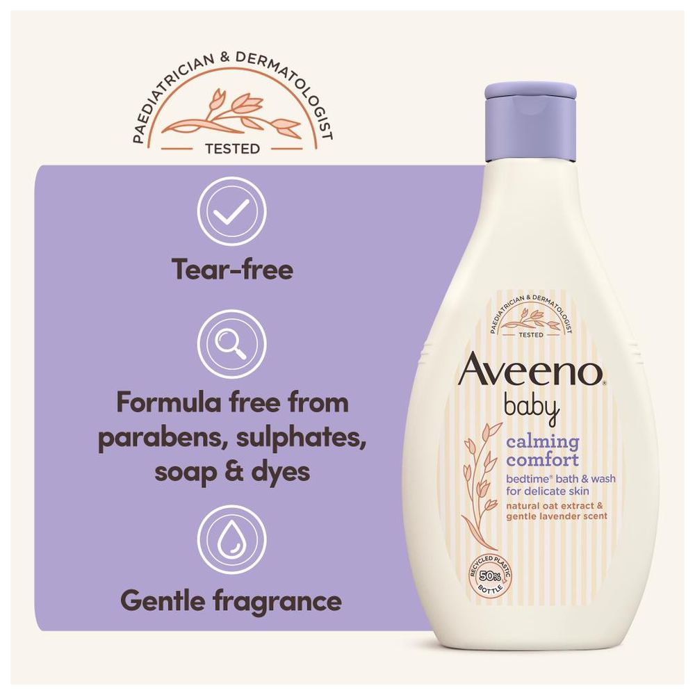 Aveeno - Baby Calming Comfort Bedtime Bath & Wash - 250ml