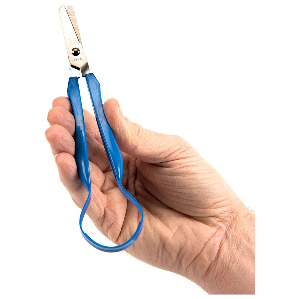 TTS - Lightweight Easi Grip Right Handed Scissors - Blue